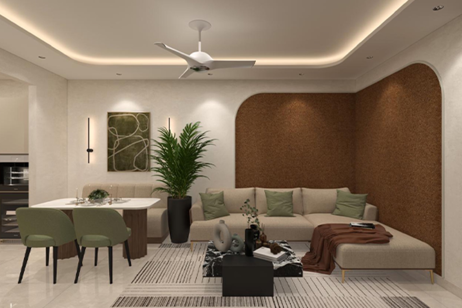 Horizon Floors interior — subject of India News coverage of the Sector 93 township